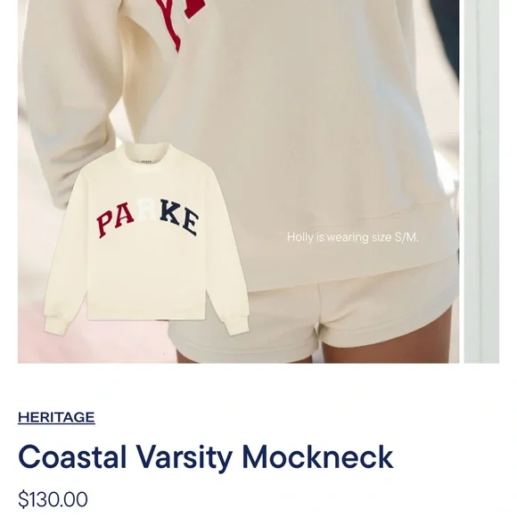 Parke Coastal Heritage Mockneck Sweatshirt - Picture 8 of 8